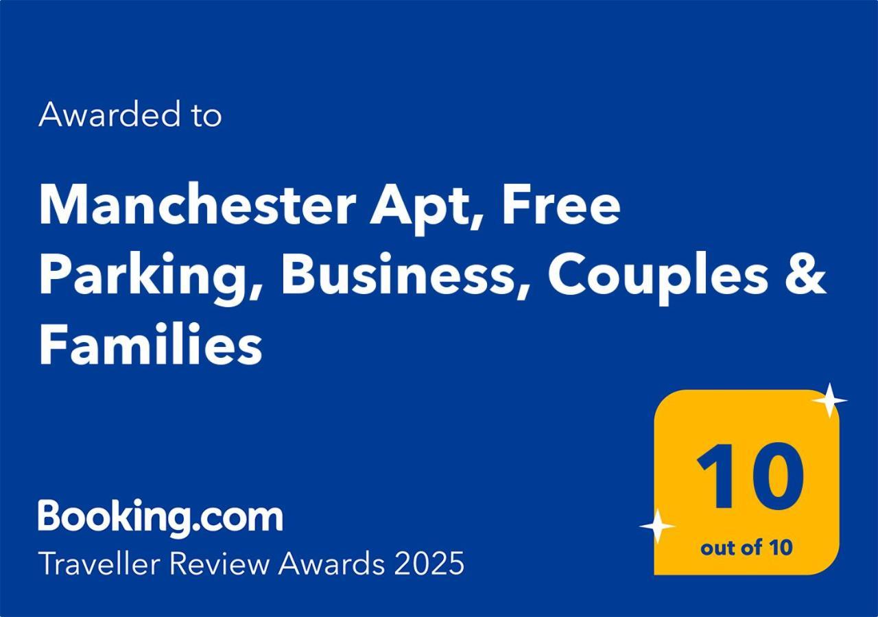 Manchester Apt, Free Parking, Business, Couples & Families المظهر الخارجي الصورة